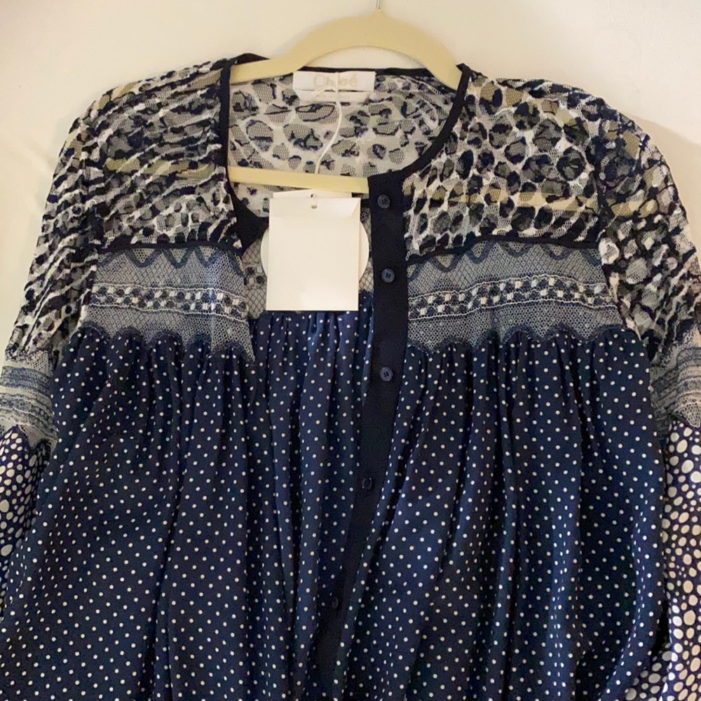 Chloe 2016 Navy top
